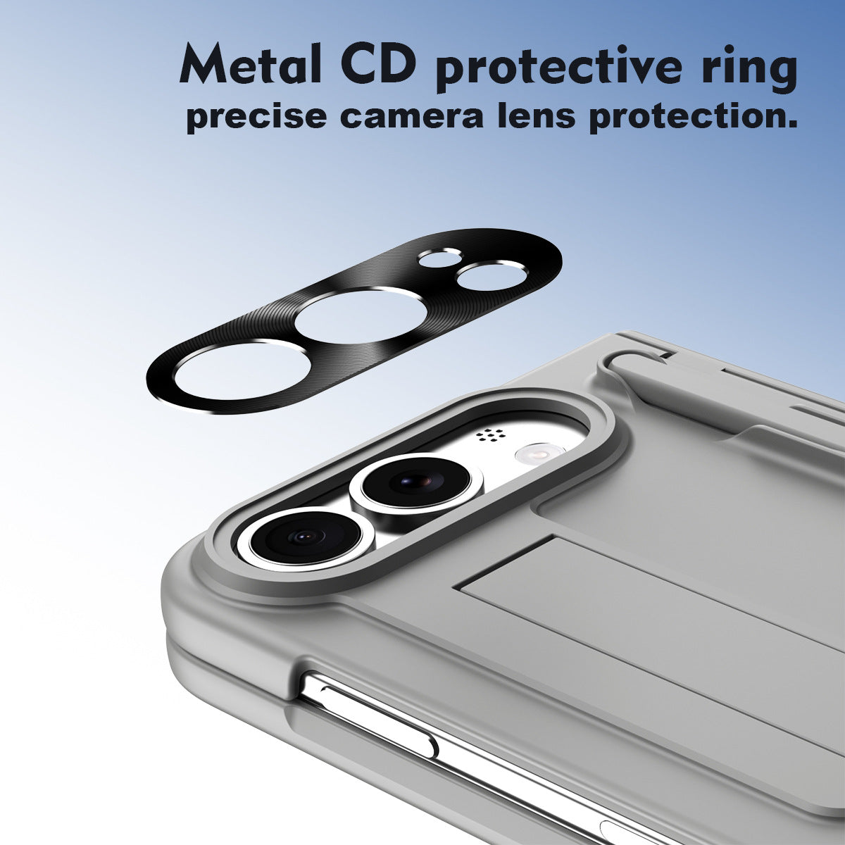 iPhone Duo | Matte Kickstand Case with Stylus Holder & Tempered Glass