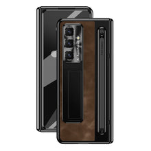 Load image into Gallery viewer, Jazz Retro Style Anyi-fall Protective Leather Phone Case For Galaxy Fold 7/6/5/4 With Front Protection Film And Stylus
