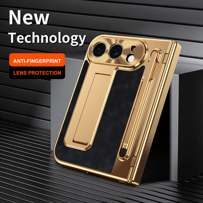 iPhone Duo | Textured Kickstand Case with Stylus & Tempered Glass