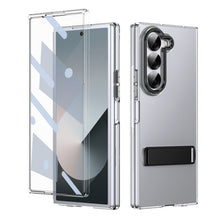 Load image into Gallery viewer, Metal Bracket Clear Shockproof Phone Case With Screen Protector For Galaxy Z Fold 6/5/4

