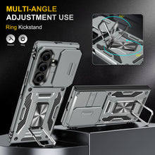 Load image into Gallery viewer, Mecha-Style Phone Case With Sliding Camera Cover For Galaxy Z Fold 7/6/5
