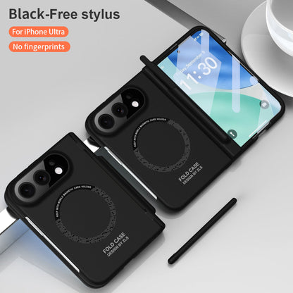 iPhone Duo | Textured Protection Case Built-in Tempered Glass Film & Magnetic Ring & Stylus