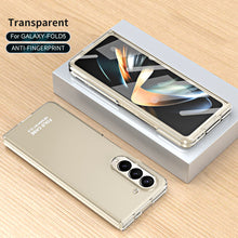 Load image into Gallery viewer, Anti-fingerprint Electroplating Galaxy Z Fold5 Case with Phone Front Screen Protector - Mycasety Mycasety

