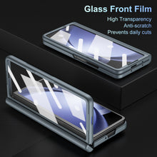 Load image into Gallery viewer, Magnetic Hinge Anti-fall Protective Phone Case With Pen Tray Shell And Film For Galaxy Z Fold5 Fold4 Fold3
