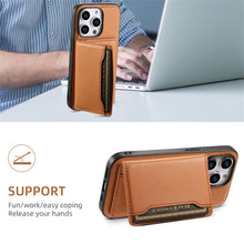 Load image into Gallery viewer, Magnetic Leather Card Holder

