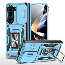 Load image into Gallery viewer, Samsung Galaxy Z Fold5 Case Armor Heavy Duty Shell Magnetic Car Holder and Lens Slide(Pre-sell) - Mycasety Mycasety
