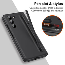 Load image into Gallery viewer, Magnetic Hinge Anti-fall Protective Phone Case With Pen Tray Shell And Film For Galaxy Z Fold5 Fold4 Fold3
