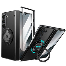 Load image into Gallery viewer, 360° Magnetic Bracket Shockproof Phone Case With Screen Protector For Galaxy Z Fold 7/6/5/4
