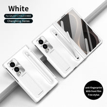 Load image into Gallery viewer, Armor Electroplated Phone Case With Pen Tray &amp; Stylus &amp; Glass Film For Galaxy Z Fold8 Wide Ultra
