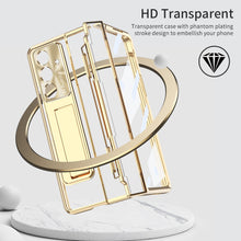 Load image into Gallery viewer, Armor Electroplated Shockproof Phone Case With Screen Protector For Galaxy Z Fold 7/6/5/4/3
