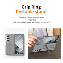 Load image into Gallery viewer, Shockproof Phone Case With Wristband Bracket Back For Galaxy Z Fold 6/5/4 With Screen Glass Protector
