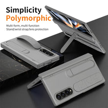 Load image into Gallery viewer, Wristband Holder Higne Shockproof Phone Case With Screen Protector For Galaxy Z Fold 6/5/4/3
