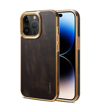 Load image into Gallery viewer, Leather Shockproof iPhone Case
