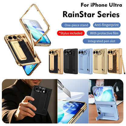 iPhone Duo | Textured Kickstand Case with Stylus & Tempered Glass