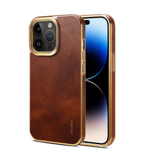 Load image into Gallery viewer, Leather Shockproof iPhone Case
