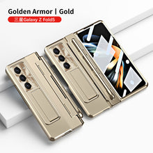 Load image into Gallery viewer, Galaxy Z Fold5 Case with Front Screen Protector &amp; Flat Hinge &amp; Pen Slot With Stylus - Mycasety Mycasety
