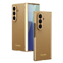 Load image into Gallery viewer, Business Golden Plating Protective Phone Case For Galaxy Z Fold Series
