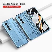 Load image into Gallery viewer, Galaxy Z Fold5 Case with Front Screen Protector &amp; Flat Hinge &amp; Pen Slot With Stylus - Mycasety Mycasety
