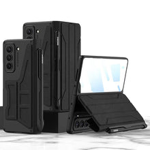 Load image into Gallery viewer, Leather Samsung Z Fold5 Case Full Protection Business Case With Pen Slot and Protection Film - Mycasety Mycasety
