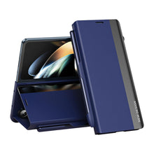 Load image into Gallery viewer, Magnetic Flip Cover Leather Case Pen Slot With Stylus Anti-Fall Phone Case For Samsung Galaxy Z Fold 6/5/4/3
