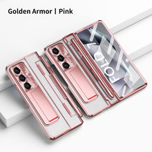 Load image into Gallery viewer, Armor Electroplated Shockproof Phone Case With Screen Protector For Galaxy Z Fold 7/6/5/4/3
