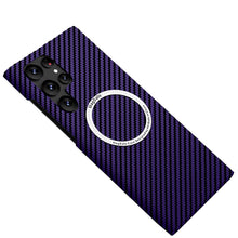 Load image into Gallery viewer, Samsung Galaxy S/A Series | Magnetic Carbon Fiber Phone Case - mycasety2023 Mycasety
