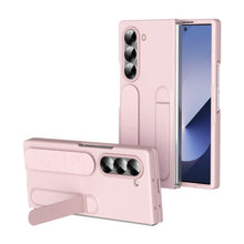 Load image into Gallery viewer, Shockproof Phone Case With Wristband Bracket Back For Galaxy Z Fold 6/5/4 With Screen Glass Protector
