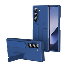 Load image into Gallery viewer, Shockproof Phone Case With Wristband Bracket Back For Galaxy Z Fold 6/5/4 With Screen Glass Protector
