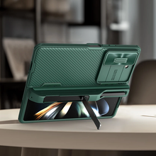 Load image into Gallery viewer, Galaxy Z Fold5 CamShield Full Protection Phone Case With S Pen Slot and Stand
