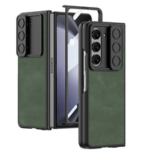 Load image into Gallery viewer, Ultra-thin Samsung Galaxy Z Fold5 Full Inclusive Leather Case with Film &amp; Sliding Window Shell - Mycasety Mycasety
