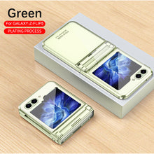 Load image into Gallery viewer, Electroplating Clear Phone Case For Samsung Galaxy Z Flip5 Flip4 Flip3 5G
