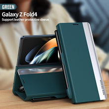 Load image into Gallery viewer, Magnetic Flip Cover Leather Case Pen Slot With Stylus Anti-Fall Phone Case For Samsung Galaxy Z Fold 6/5/4/3
