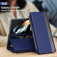 Load image into Gallery viewer, Magnetic Flip Cover Leather Case Pen Slot With Stylus Anti-Fall Phone Case For Samsung Galaxy Z Fold 6/5/4/3
