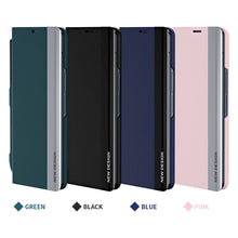 Load image into Gallery viewer, Magnetic Flip Cover Leather Case Pen Slot With Stylus Anti-Fall Phone Case For Samsung Galaxy Z Fold 6/5/4/3

