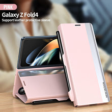 Load image into Gallery viewer, Magnetic Flip Cover Leather Case Pen Slot With Stylus Anti-Fall Phone Case For Samsung Galaxy Z Fold 6/5/4/3
