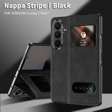 Load image into Gallery viewer, Leather Phone Cover For Galaxy Z Fold Series
