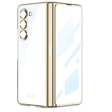 Load image into Gallery viewer, Transparent Electroplating Double-sided Protective Phone Case For Samsung Galaxy Z Fold 5/4/3 5G - Mycasety Mycasety
