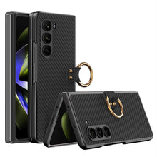 Load image into Gallery viewer, All-inclusive Ring Holder Protective Leather Cover For Samsung Galaxy Z Fold 5/4/3 5G - Mycasety Mycasety
