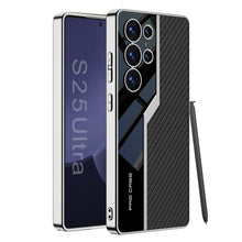 Load image into Gallery viewer, Electroplated Leather Anti-fall Protective Phone Case For Galaxy S25 S24 S23 Ultra Plus
