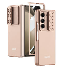 Load image into Gallery viewer, All-inclusive Lens Slide Protector Phone Case With Back Screen Protector For Samsung Galaxy Z Fold5 - Mycasety Mycasety
