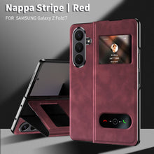 Load image into Gallery viewer, Leather Phone Cover For Galaxy Z Fold Series

