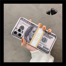 Load image into Gallery viewer, 2021 New Creative Personality US Dollar Bill Silicone Phone Case For iPhone - GiftJupiter

