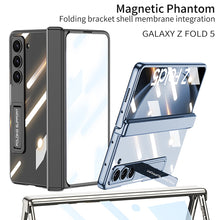 Load image into Gallery viewer, Magnetic Hinge Invisible Bracket Electroplated Protective Phone Case For Samsung Galaxy Z Fold5 Fold4 - mycasety2023 Mycasety
