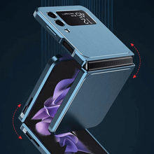 Load image into Gallery viewer, Samsung Galaxy Z Flip 3 Magnetic Brushed Metal Anti-fall Protective Cover For Galaxy Z Fold 3
