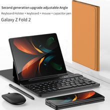 Load image into Gallery viewer, Bluetooth 3.0 Keyboard Magnetic All-inclusive Leather Cover For Samsung Galaxy Z Fold4 Fold3 Fold2 5G
