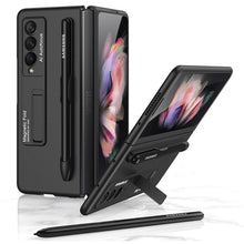 Load image into Gallery viewer, Magnetic Stand Holder Pen Slot Hard Protective Case For Samsung Z Fold 3 5G
