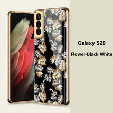 Load image into Gallery viewer, 2021 Fashion Plating Pattern Camera All-inclusive Electroplating Process Case For Samsung S21 Ultra S21 Plus S21
