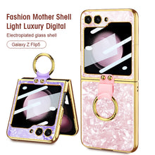 Load image into Gallery viewer, Electroplating Ring Bracket Suitable For Samsung Galaxy Z Flip5
