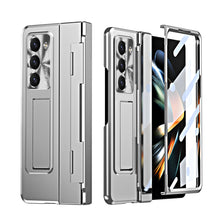 Load image into Gallery viewer, Armor Electroplated Anti-fall Protective Phone Case For Samsung Galaxy Z Fold3/4/5 With Back Screen Glass

