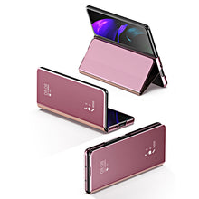 Load image into Gallery viewer, Smart Mirror Clear View Flip Case Luxury Magnetic Leather Kickstand Shockproof Cover For Samsung Galaxy Z Fold3 Fold4 Fold5 - mycasety2023 Mycasety
